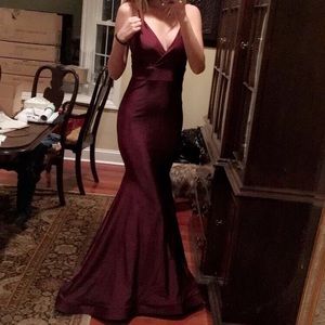 Maroon Prom Dress